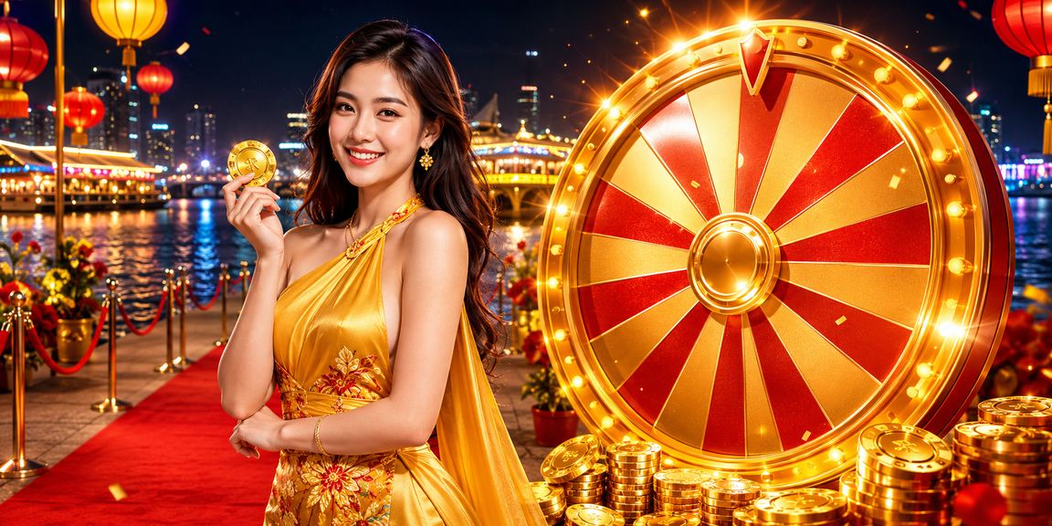 Không khí lễ hội vùng Mekong và người dùng tham gia quay số may mắn trực tuyến