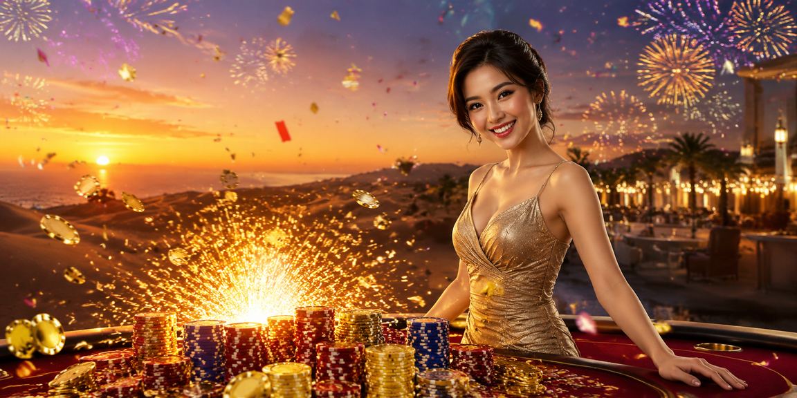 Không khí lễ hội Mũi Né và người dùng tham gia casino với đặc quyền VIP trên net4
